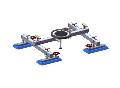 四脚真空吸盘装配体
