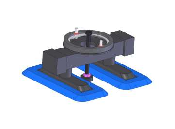 双脚吸盘装配体
